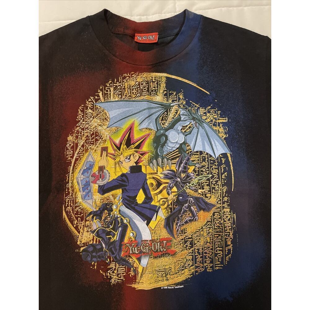 Vintage 1996 kazuki takahashi Yu Gi Oh T Shirt NWOT Never Worn! Rare - Picture 3 of 9